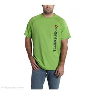 Carhartt Force Cotton Delmont  Short Sleeve T Shirt Size L